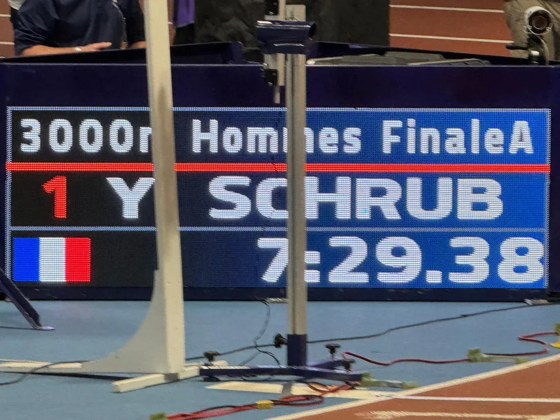 Sport : Yann Shrubb survol le meeting Metz Moselle Athlélor