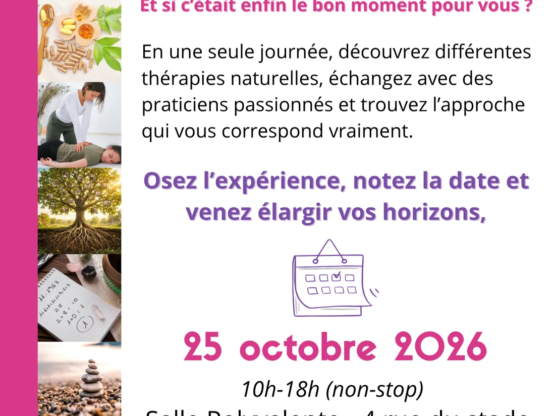 JOURNEE DES THERAPIES NATURELLES LE 25 OCTOBRE A OERMINGEN