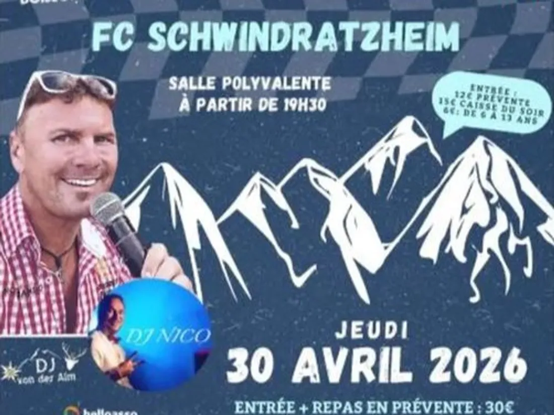 ALPEN PARTY LE 30 AVRIL A SCHWINDRATZHEIM