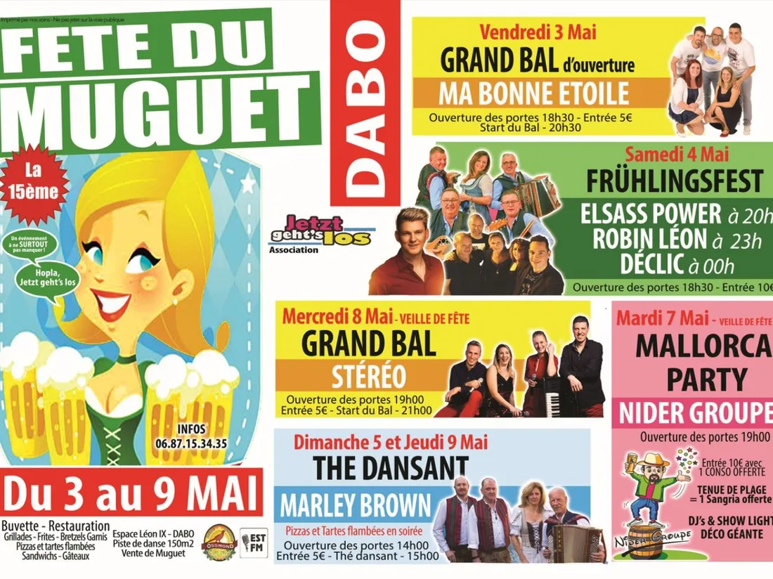 FETE DU MUGUET A DABO DU 3 AU 9 MAI
