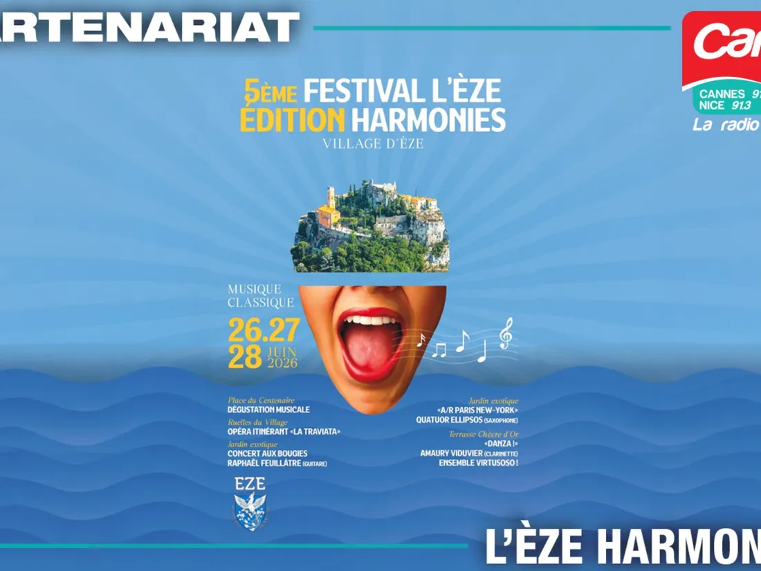 PARTENARIAT CANNES RADIO : FESTIVAL L'EZE HARMONIES
