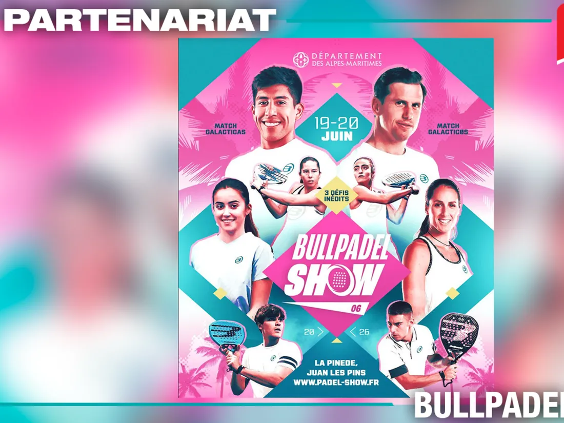 PARTENARIAT CANNES RADIO : LE BULLPADEL SHOW 06 A JUAN LES PINS