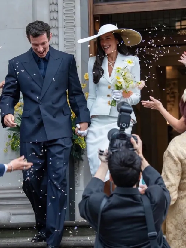 Dua Lipa and Callum Turner Tie the Knot in London: The Bride Wore...