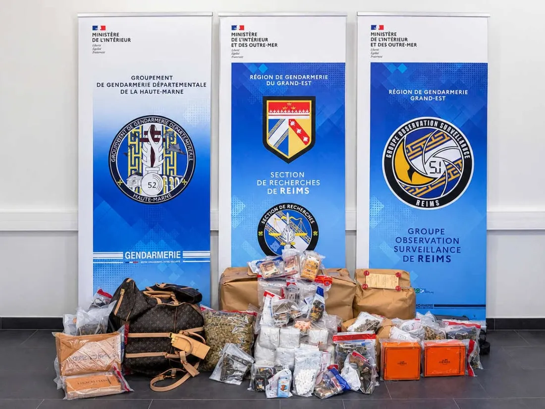Haute-Marne : 80 gendarmes démantèlent un trafic de drogue, dix...