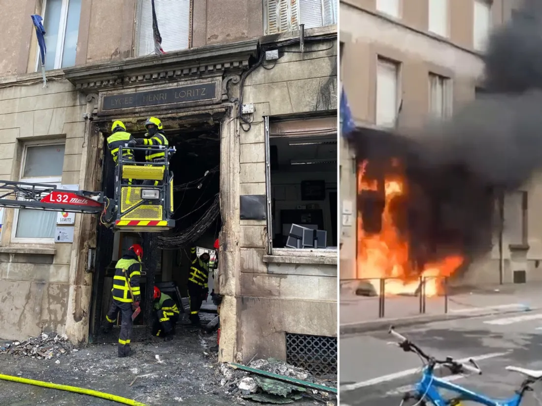 Violences en marge des manifestations : un lycée incendié à Nancy,...