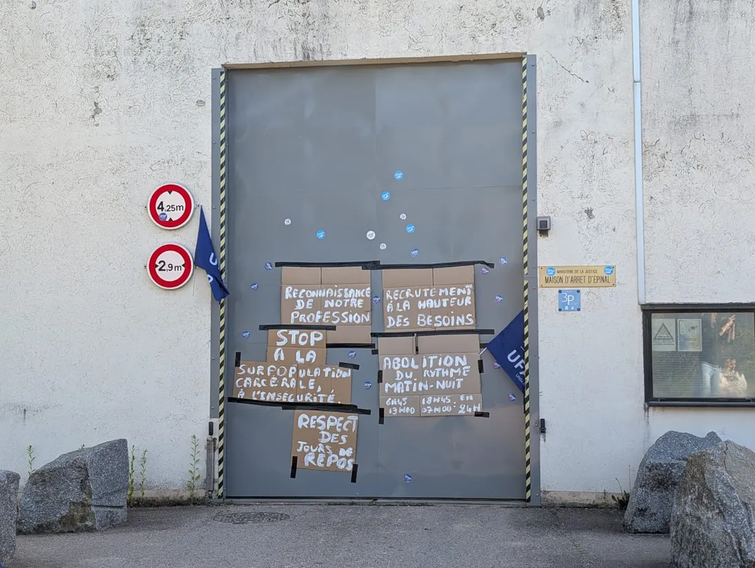 Grève dans les prisons : la maison d'arrêt d'Épinal paralysée