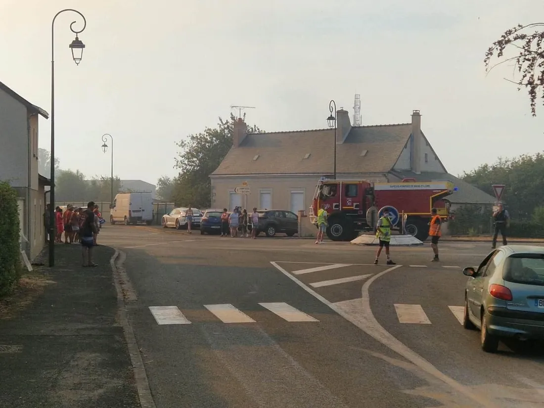 Près de Thorigné d'Anjou. Le feu progresse : 283 hectares ont...