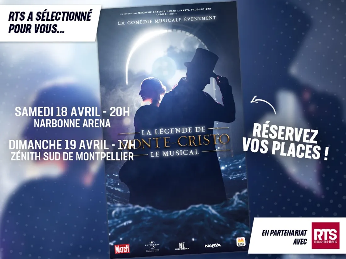 La Légende de Monte Cristo - le Musical réservez vos places !