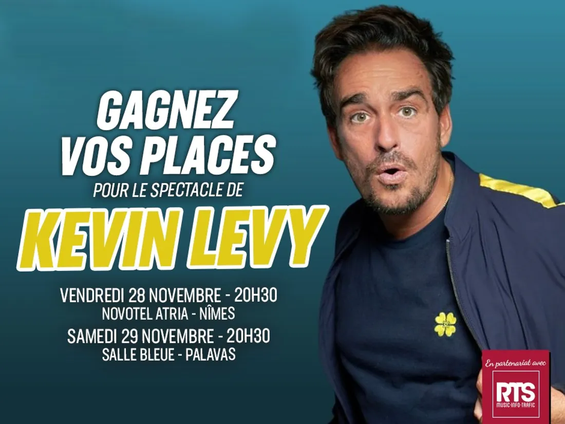 Kevin Levy au Novotel Atria de Nîmes et à la salle bleue de Palavas