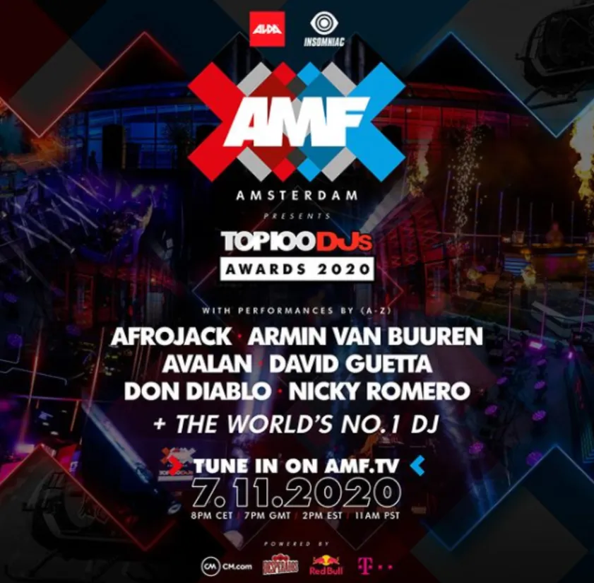 L'Amsterdam Music Festival présente le Top100 Dj Mag avec une...