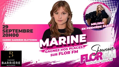 MARINE EN SHOWCASE FLOR FM