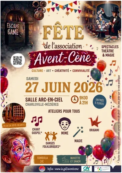 FÊTE DE L'ASSOCIATION AVANT-CÈNE