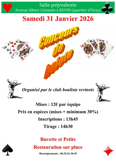 Concours de belote - Revin