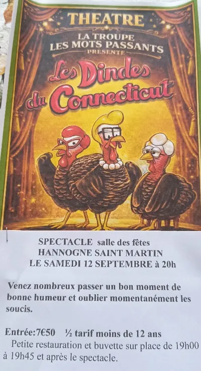 LA TROUPE LES MOTS PASSANTS - LES DINDES DE CONNECTICUT