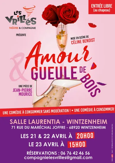 Pièce de théâtre "Amour et gueule de bois"