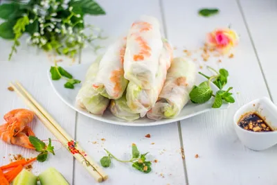 Rouleaux de printemps aux crevettes faciles