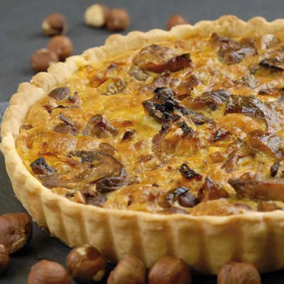 Tarte automnale giroles potimarron