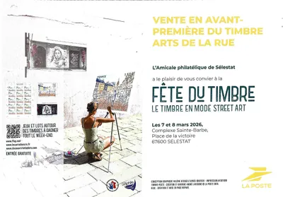 SELESTAT : fête du timbre les 7 et 8 mars !