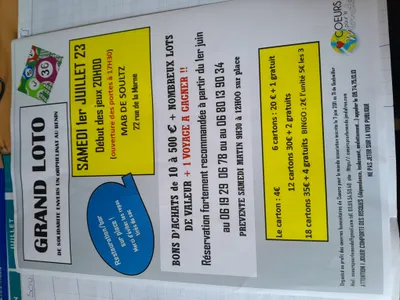  LOTO pour le 1er Juillet à la mab de Soultz