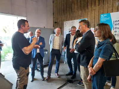 Franck Leroy à la ferme