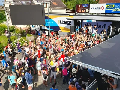 Arrivée Tour Alsace 2021 Berrwiller