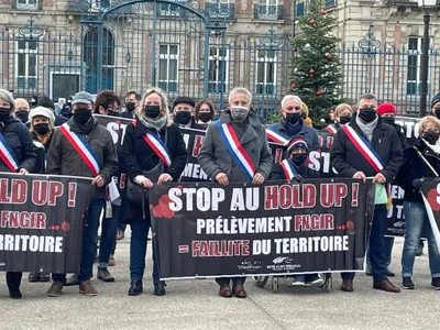 mobilisation élus Rhin Breisach Colmar Fessenheim