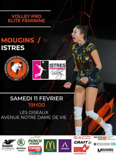 AGENDA : VOLLEY-BALL : MATCH MOM MOUGINS vs ISTRES