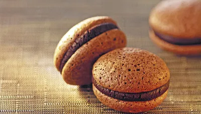 Macarons au chocolat