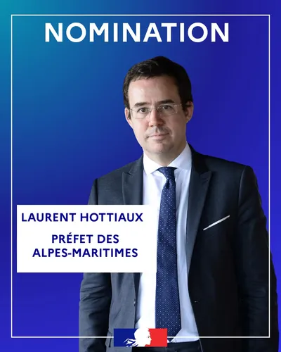 Déplacement à Cannes du préfet des Alpes Maritimes, Laurent Hottiaux