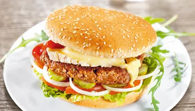 Hamburger maison au munster