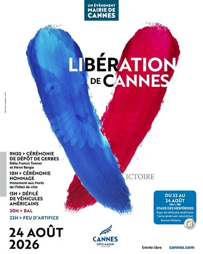 Cannes célèbre le 82e anniversaire de sa Libération