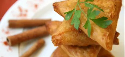 Chaussons feuille de brik épinard viande hachée