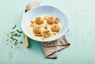 Boulettes de poisson sauce coco