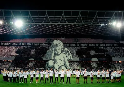 L’OGC Nice et ses supporters rendent hommage aux 86 victimes du 14 Juillet