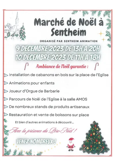 Marché de Noël à Sentheim