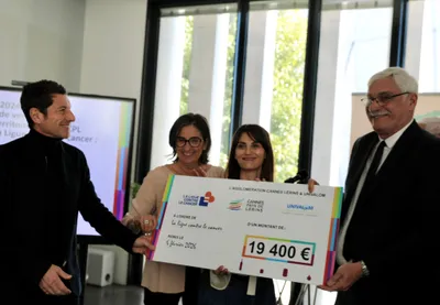 19 400 euros reversés à la Ligue contre le cancer par l’Agglomération Cannes