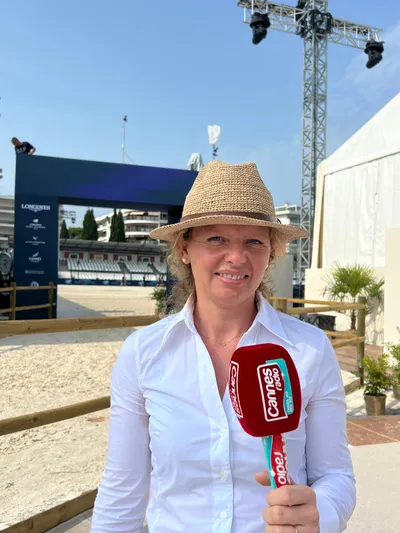 ANNE BOTTELA Présidente du Jumping International de Cannes