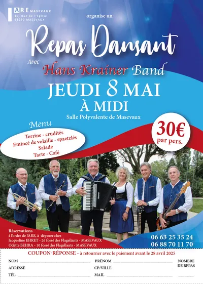 Repas dansant avec Hans Krainer Band 