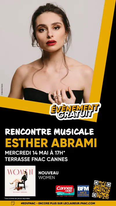 LA FNAC FAIT SON CINEMA : RENCONTRE MUSICALE AVEC ESTHER ABRAMI