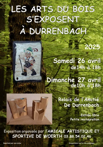 Les arts du bois s'exposent à Durrenbach 