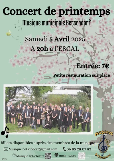 Concert de Printemps Musique Municipale de Betschdorf
