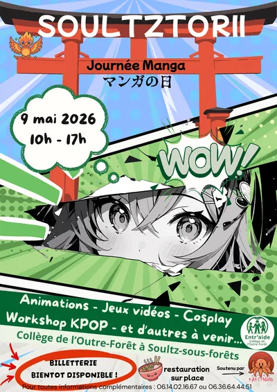 Soultz-sous-forêts : la première journée Manga le 9 mai