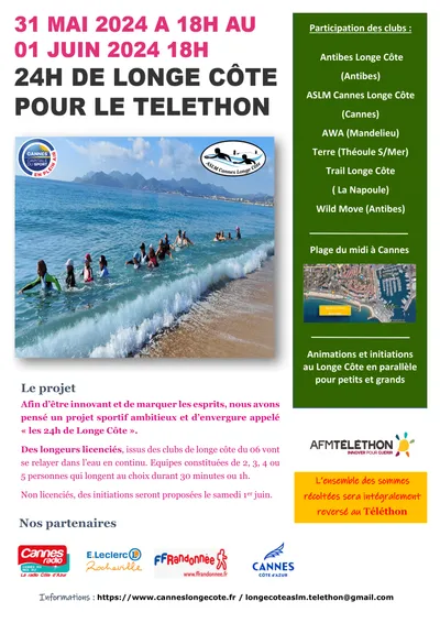 PARTENARIAT CANNES RADIO : LES 24H LONGE CÔTE