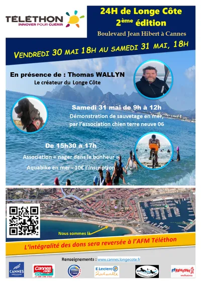 PARTENARIAT CANNES RADIO : LA 2ème EDITION DU 24H LONGE COTE