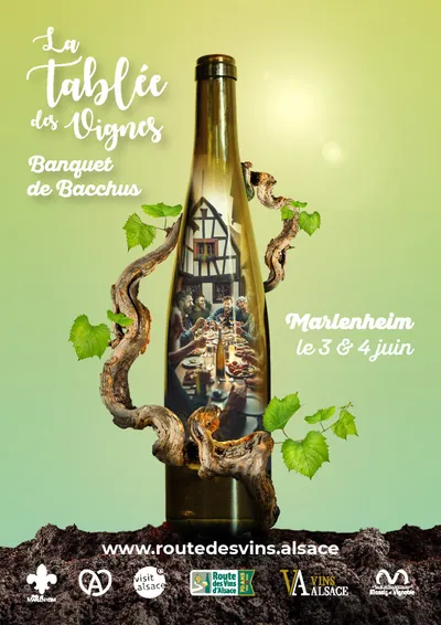 70e anniversaire de la Route des Vins d'Alsace à Marlenheim