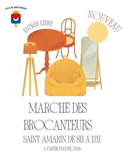SAINT AMARIN : marché des brocanteurs