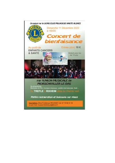 CONCERT DE BIENFAISANCE