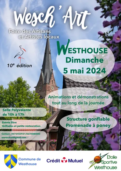 Affiche wesch'art 2024