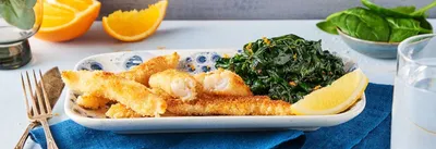 Aiguillettes de merlan pané