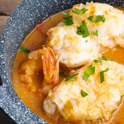 Blanquette de poisson au safran